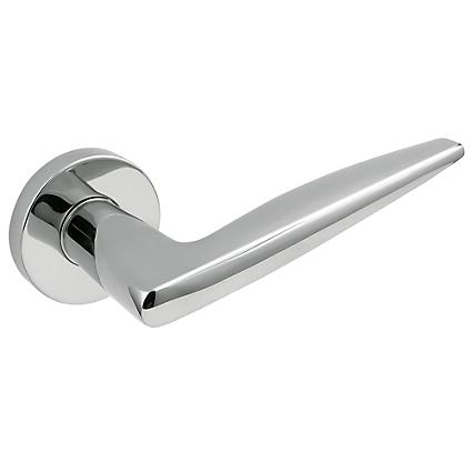 Baldwin Estate 5166 Lever Set shown in Polished Chrome (260)