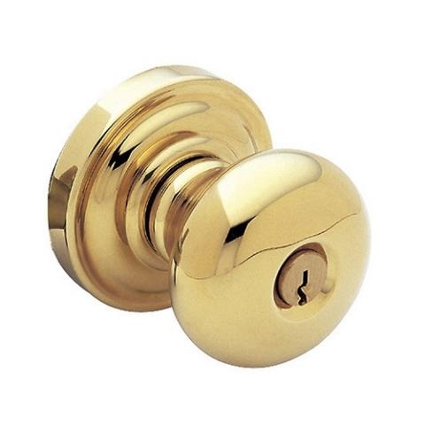 Baldwin 5205.ENTR Classic Keyed Entry 003 Lifetime Polished Brass