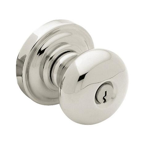 Baldwin 5205.ENTR Classic Keyed Entry 055 Lifetime Polished Nickel