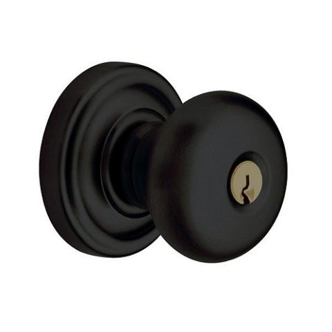 Baldwin 5205.ENTR Classic Keyed Entry 190 Satin Black