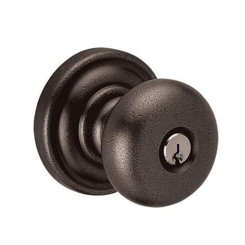 Baldwin 5205.ENTR Classic Keyed Entry 402 Distressed Oil Rubbed Bronze