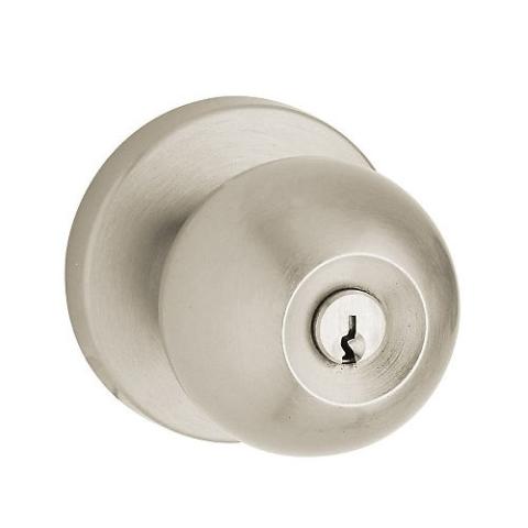 Baldwin 5215.ENTR Contemporary Keyed Entry 056 Lifetime Satin Nickel