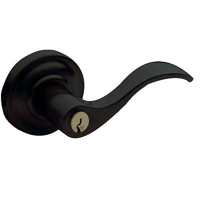 Baldwin 5255.ENT Wave Keyed Entry 190 Satin Black