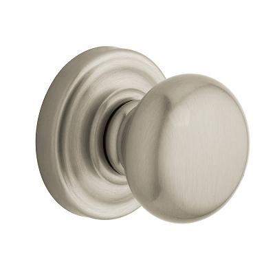 Baldwin Estate Pre-Configured 5015 Classic Door Knob Set 150 Satin Nickel