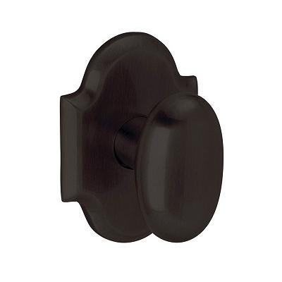 Baldwin Estate 5024 Oval Door Knob 5024.MR.R030.PS Passage 102 Oil Rubbed Bronze