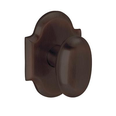 Baldwin Estate 5024 Oval Door Knob 5024.MR.R030.PS Passage 112 Venetian Bronze