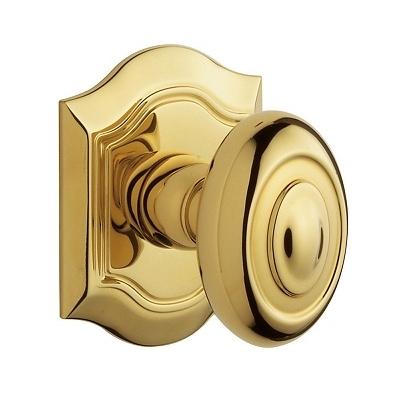 Baldwin Estate 5077 door knob Non-Lacquered Brass (031)