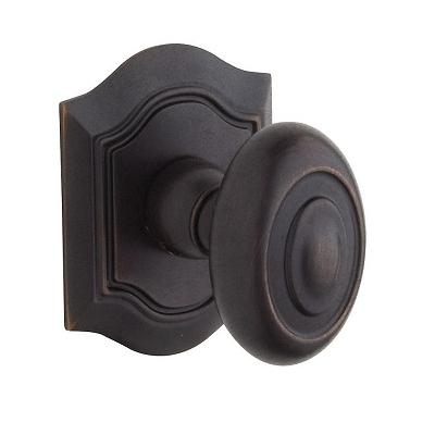 Baldwin Estate 5077 door knob Distressed Venetian Bronze (412)