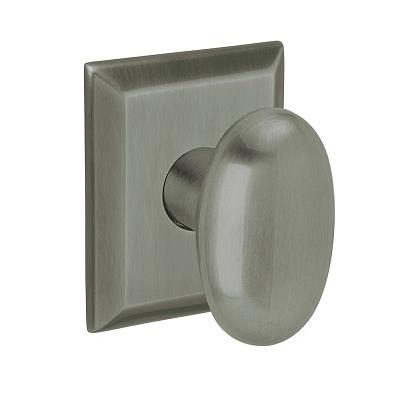 Baldwin Oval Knob Door Knob Set 5024.MR.R033.PS 