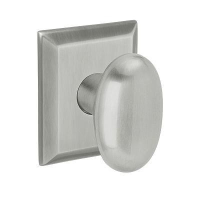 Baldwin Oval Knob Door Knob Set 5024.MR.R033.PS 