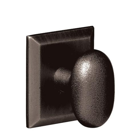 Baldwin Oval Knob Door Knob Set 5024.MR.R033.PS 