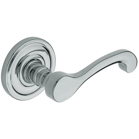 Baldwin Estate 5445V Classic Lever Set shown in Polished Chrome (260)