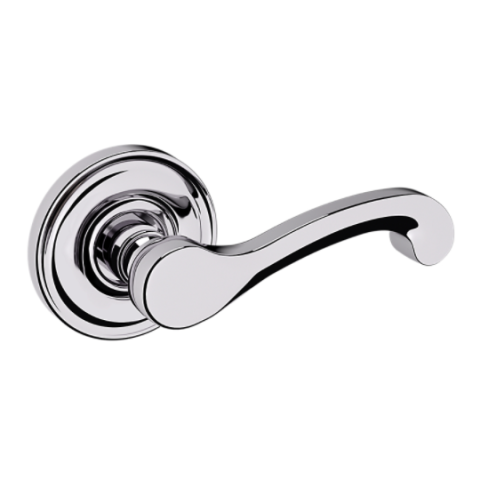 Baldwin Estate Pre-Configured 5445V Classic Lever Set Polished Chrome (260)