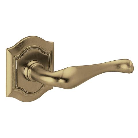 Baldwin Estate 5447V Bethpage Lever Set shown in Satin Brass & Black (050)