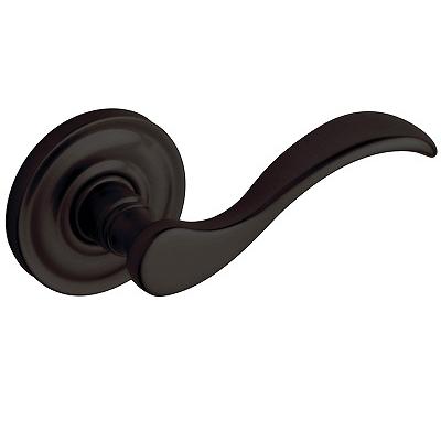 Baldwin Estate Pre-Configured 5455V Wave Lever Set 102 Oil Rubbed Bronze