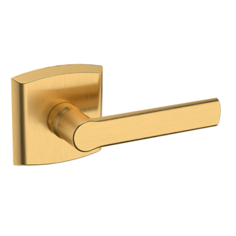 Baldwin Estate Pre-Configured 5485V Soho Lever Set Lifetime Satin Brass (044)