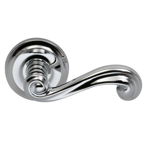 Omnia 55 Lever Latchset Polished Chrome (US26)