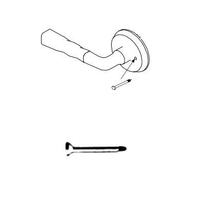 Baldwin 5513.0030 Privacy Pin Button for Lever Sets