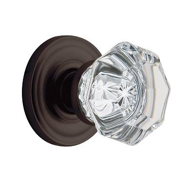 Baldwin Estate Pre-Configured 5080 Filmore Door Knob Set 112 Venetian Bronze