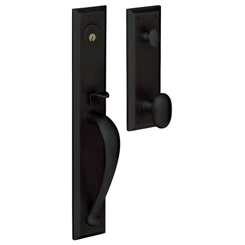 Baldwin Estate 6403 Cody Handleset Satin Black (190)