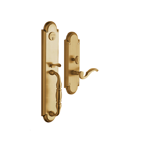 Baldwin Estate 6544 Hamilton Mortise Handleset in Vintage Brass (033)