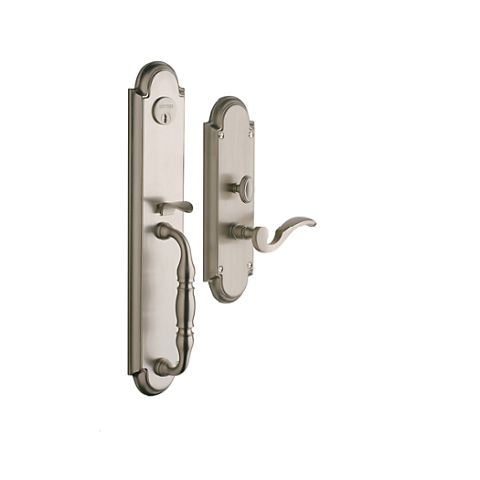 Baldwin Estate 6544 Hamilton Mortise Handleset in Satin Nickel (150)