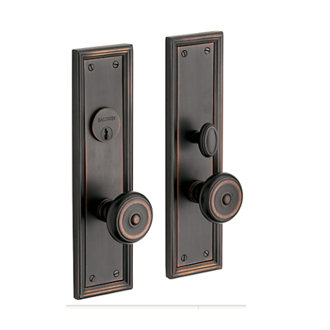 Baldwin Estate 6547 Nashville Mortise Entrance Set in Venetian Bronze