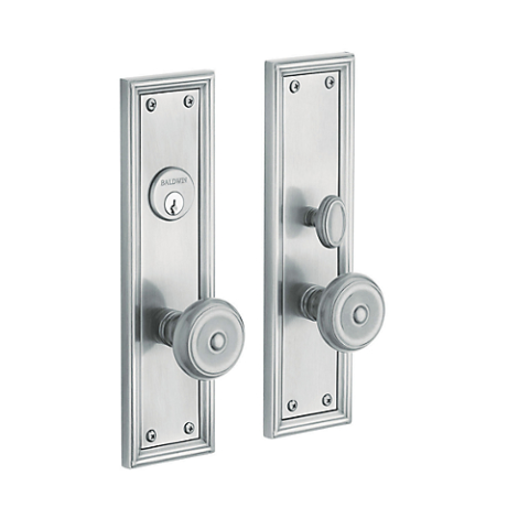 Baldwin Estate 6547 Nashville Mortise Entrance Set in Satin Chrome