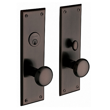 Baldwin Estate 6552 Baltimore Mortise Entrance Set Venetian Bronze