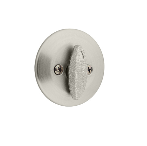 Kwikset 667 One Sided Deadbolt with Exterior Plate