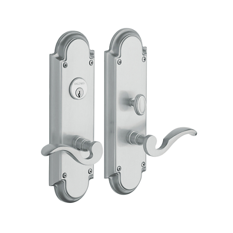 Baldwin Estate 6951 Stanford Mortise Entrance Set in Satin Chrome