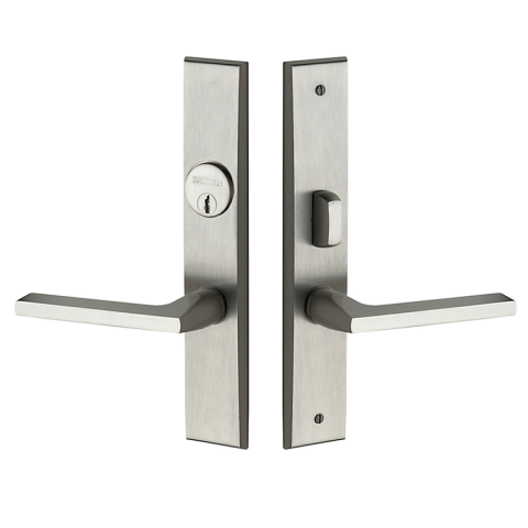 Baldwin Estate 6974 Lakeshore Entrance Set satin nickel