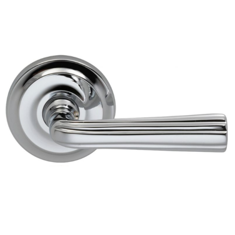 Omnia 706 Lever Latchset Polished Chrome (US26)