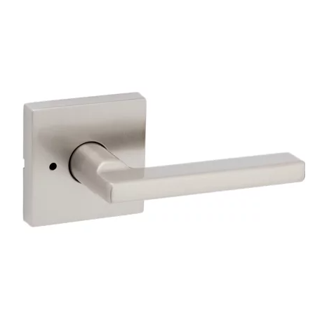 Kwikset Signature Series 730HFL-SQT Halifax Privacy Door Lever Satin Nickel (15)