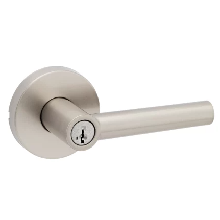 Kwikset Signature Series 740MIL Milan SmartKey Entry Door Lever Set Satin Nickel (15)