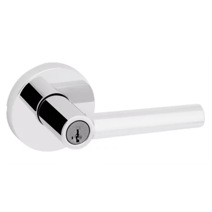 Kwikset Signature Series 720MIL Milan SmartKey Entry Door Lever Set Polished Chrome (26)