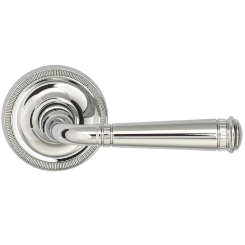 Omnia 751ML67.26 Milled Door Lever Set from the Arc Collection