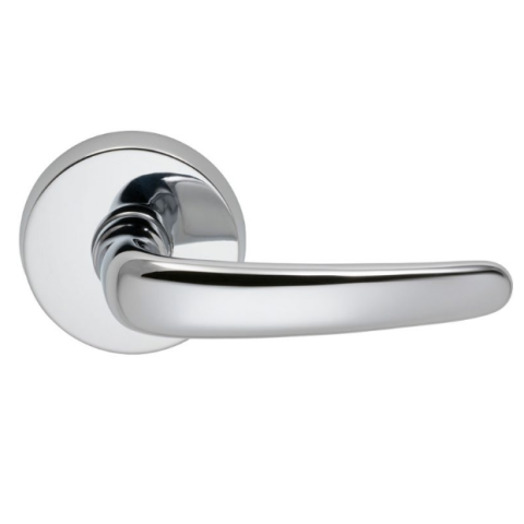 Omnia 762 Lever Latchset  Polished Chrome (US26)