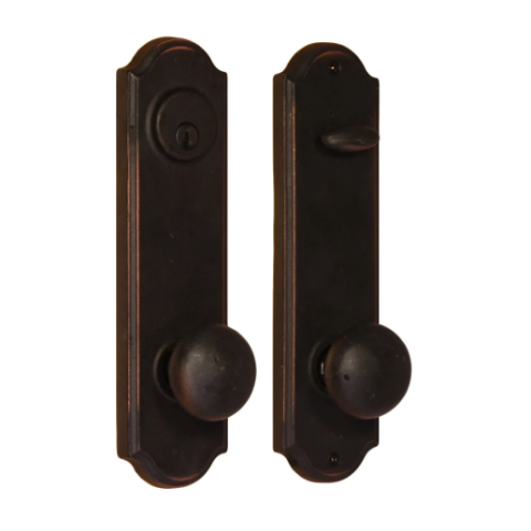 Weslock 7641-us10b Tramore Handleset with Wexford Knob Oil Rubbed Bronze 