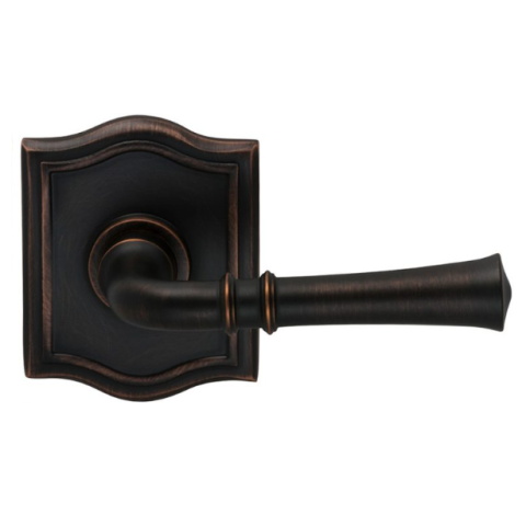 Omnia 785AR-TB Traditional Door Lever Set from the Prodigy Collection Tuscan Bronze (TB)