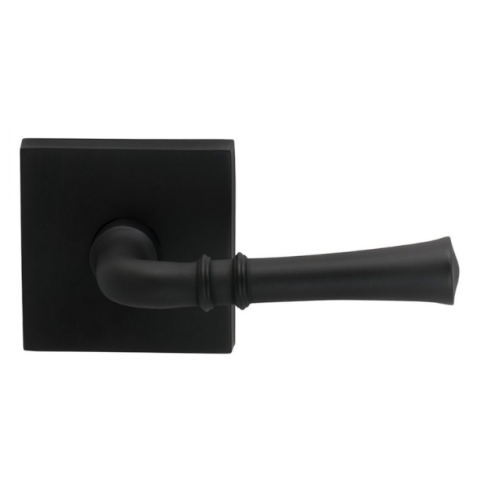 Omnia 785SQ-10B Traditional Door Lever Set with Square Rose Oil Rubbed Bronze (US10B)