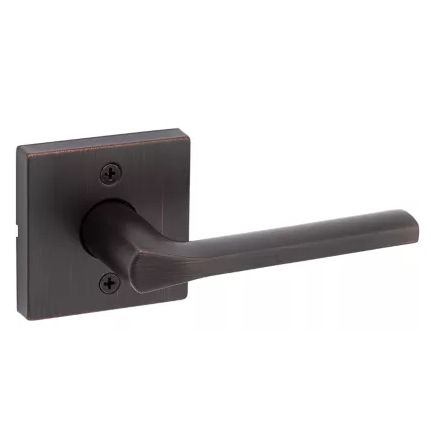 Kwikset Signature Series 788LSL Lisbon Single Dummy Door Lever Venetian Bronze (11P)