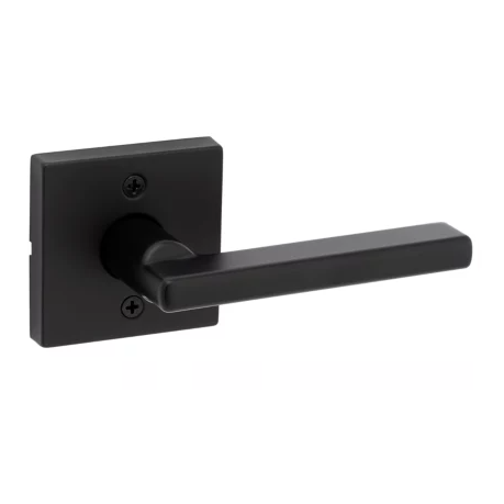 Kwikset Signature Series 788HFL-SQT Halifax Single Dummy Door Lever Iron Black (514)