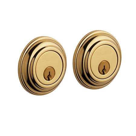 Baldwin 8232 Double Cylinder 003 Lifetime Polished Brass