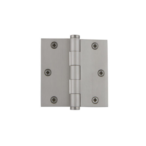 Grandeur 819974 3.5" Button Tip Hinge with Square Corners