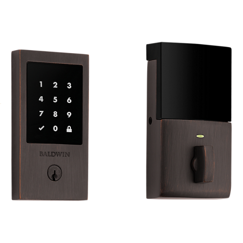 Baldwin Estate 8225.112.ZW Z-Wave Minneapolis Touchscreen Electronic Deadbolt Venetian Bronze (112)