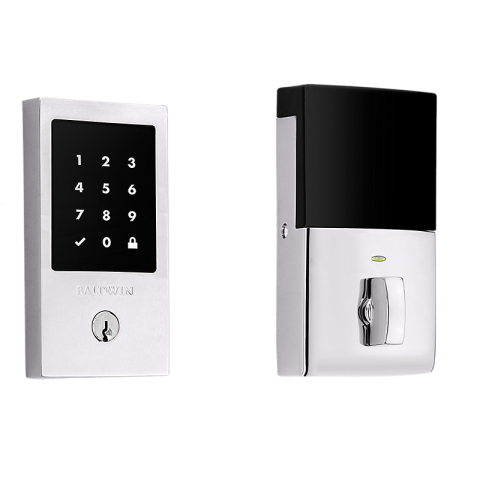 Baldwin Estate 8225.260 Minneapolis Touchscreen Electronic Deadbolt Polished Chrome