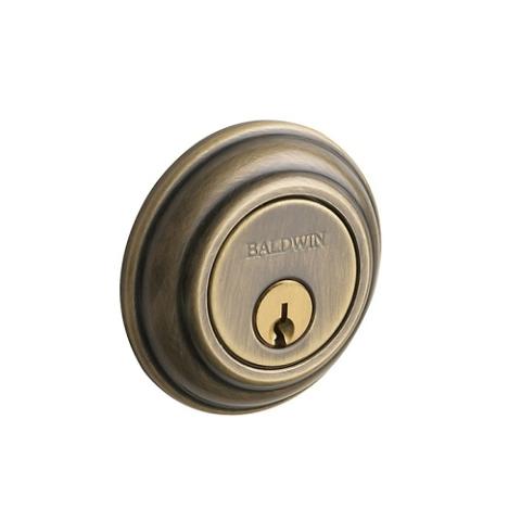 Baldwin 8232 Double Cylinder 050 Satin Brass and Black