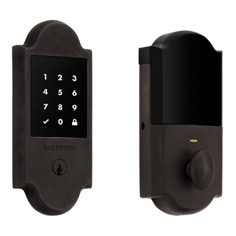 Baldwin Estate 8235102ZW Z-Wave Boulder Touchscreen Deadbolt Oil Rubbed Bronze