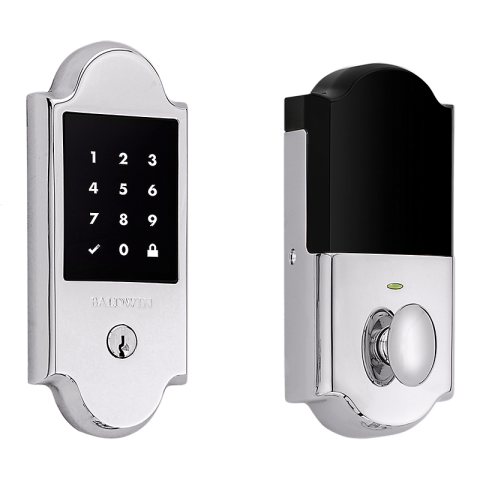 Baldwin Estate 8235102ZW Z-Wave Boulder Touchscreen Deadbolt Polished chrome